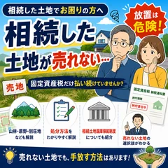 相続した売れない土地はどうする？放置リスクと処分方法をわかりやすく解説